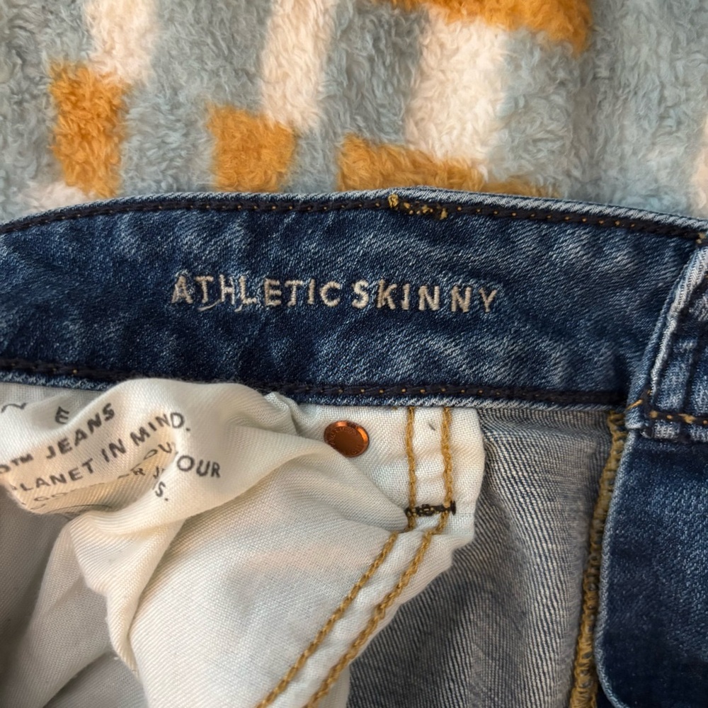 American Eagle Distressed Athletic Skinny Men’s Jeans 38x30 - Picture 5 of 5